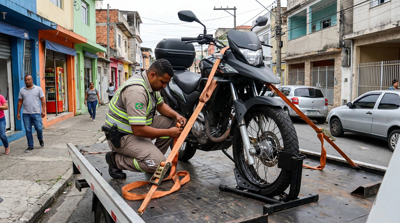 Guincho para Moto no Araxá, Campina Grande‑PB